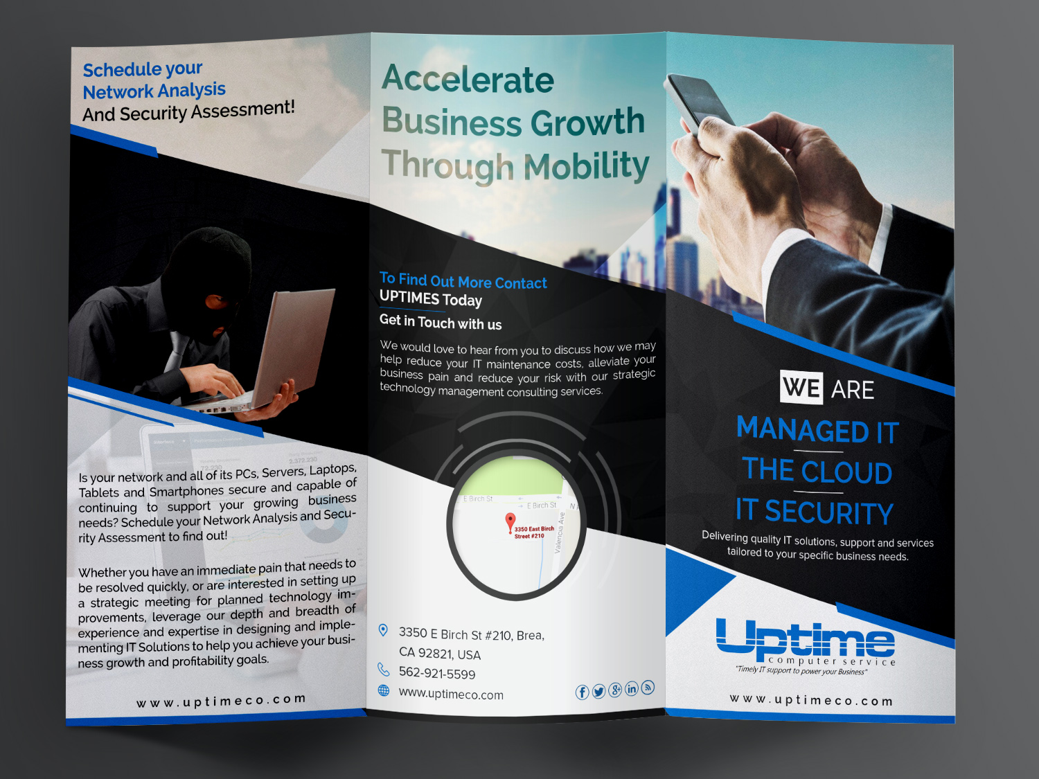 Flyer-Design von SAI DESIGNS für Uptime Computer Service, Inc. | Design #14651085