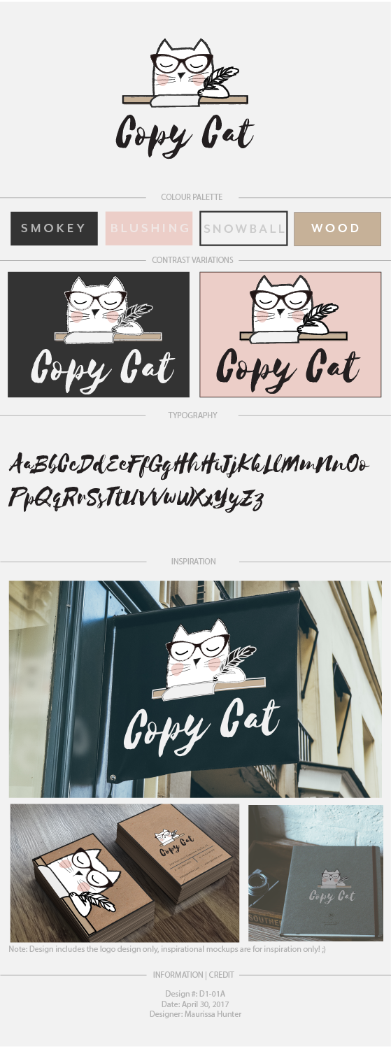 Diseño de Logo por Maurissahunter para Copy Cat | Diseño #14632334