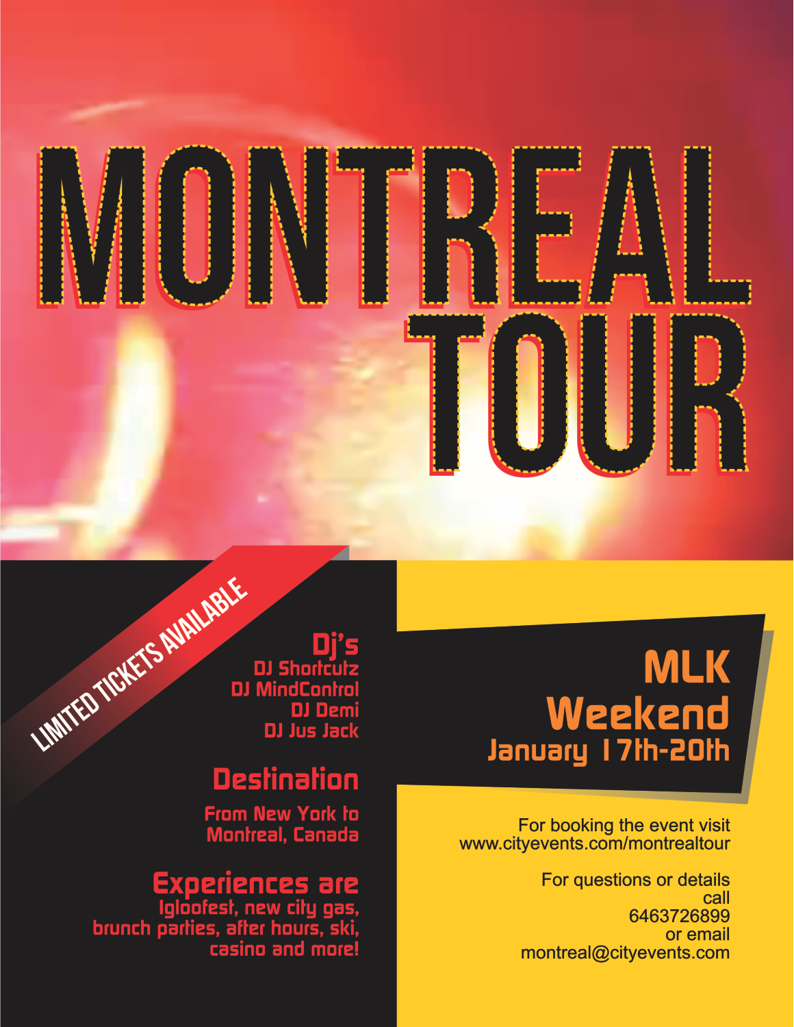 Flyer Design by barinix for City Events LLC | Design #2539254