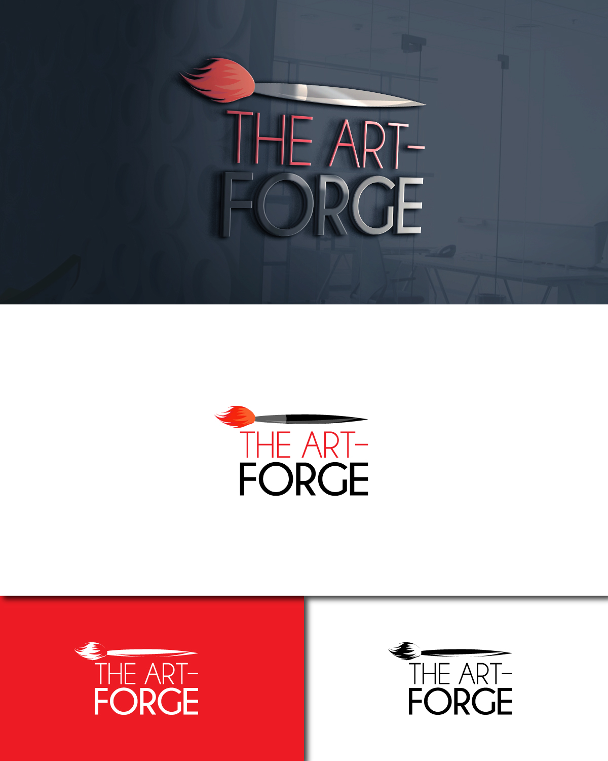 Logo Design by Anekaa for The Art-Forge | Design #14791869