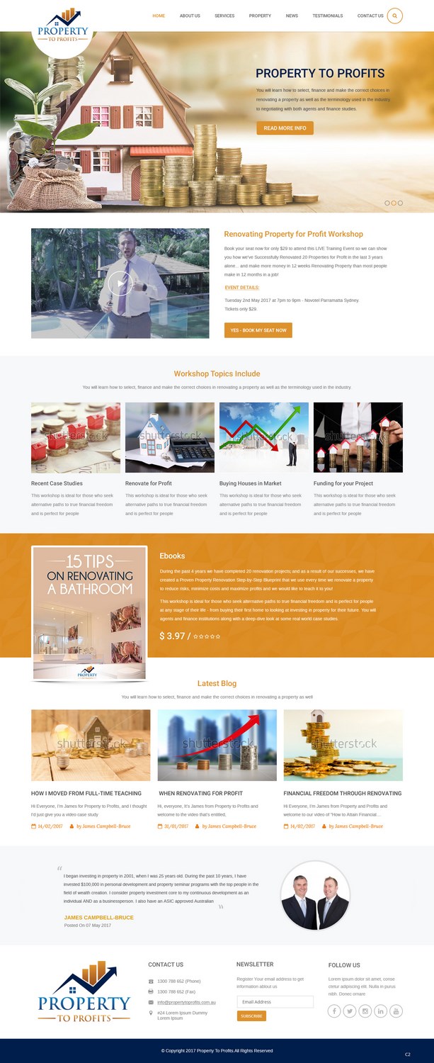Web Design by pb for Your Corner | Design #14663377