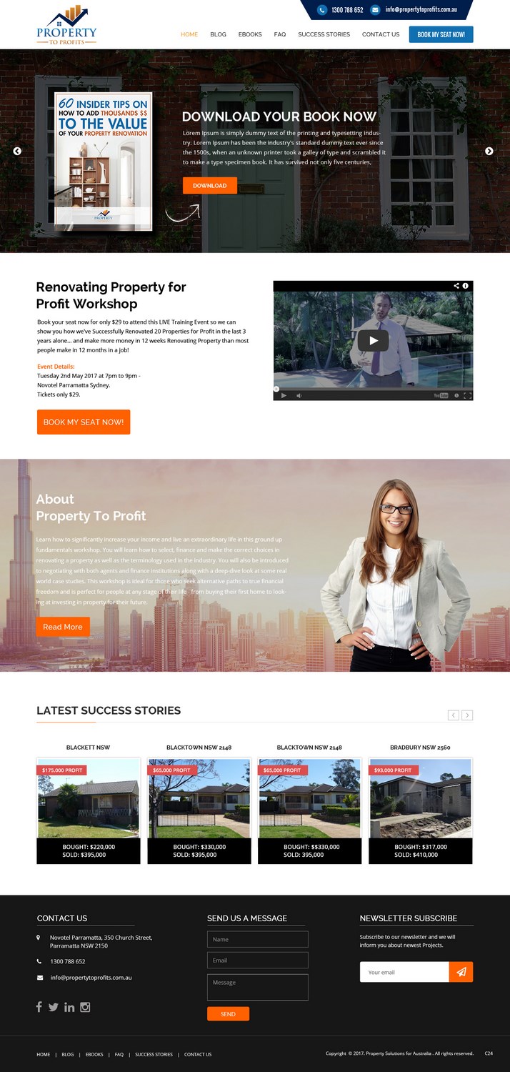 Web Design by pb for Your Corner | Design #14663381