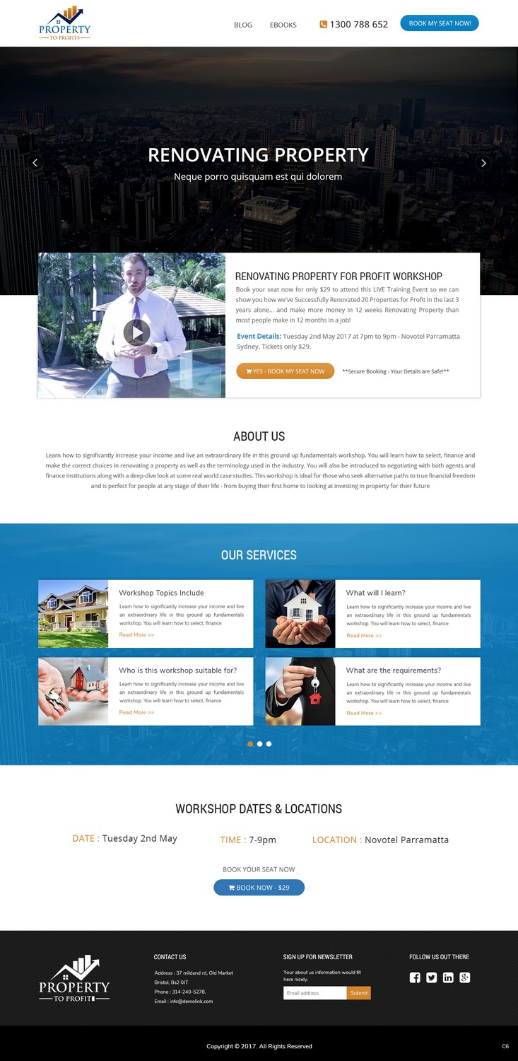 Web Design by pb for Your Corner | Design #14663388