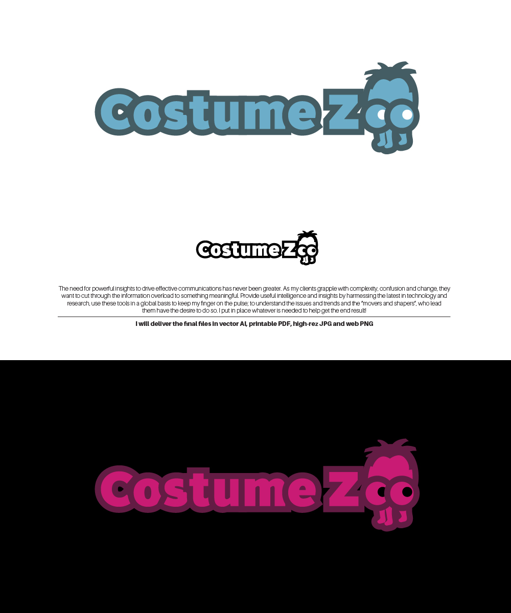 Diseño de Logo por andrei.gudulea para Costume Zoo | Diseño #14666421