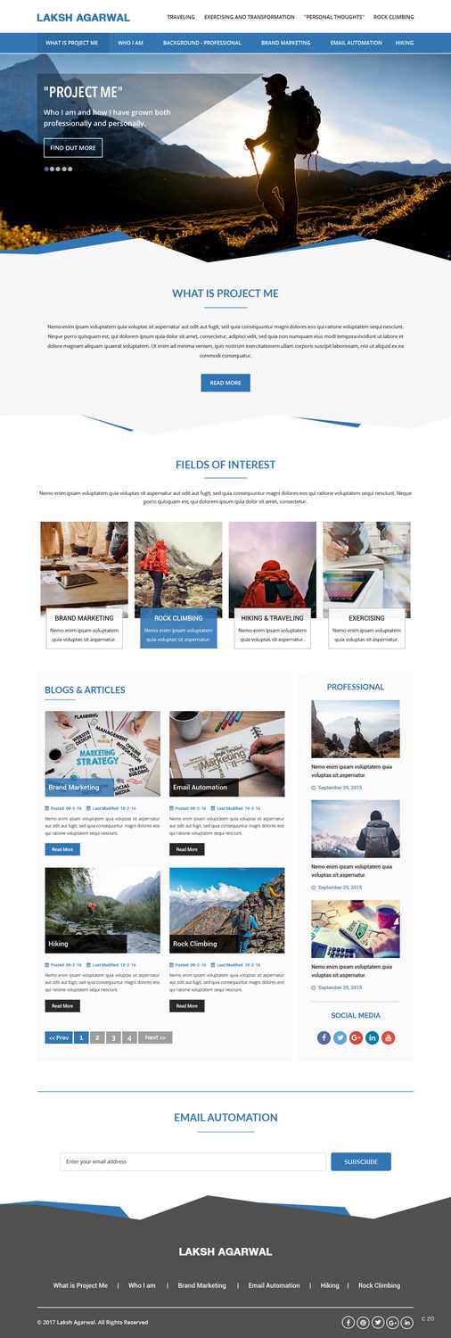 Web Design by pb for this project | Design #14649451