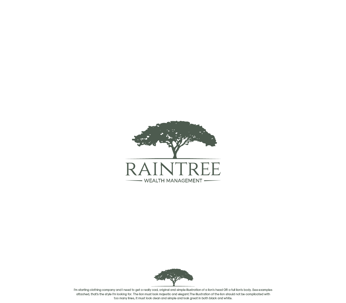 Diseño de Logo por GBDESIGN para RaintreeCapital | Diseño #14658012