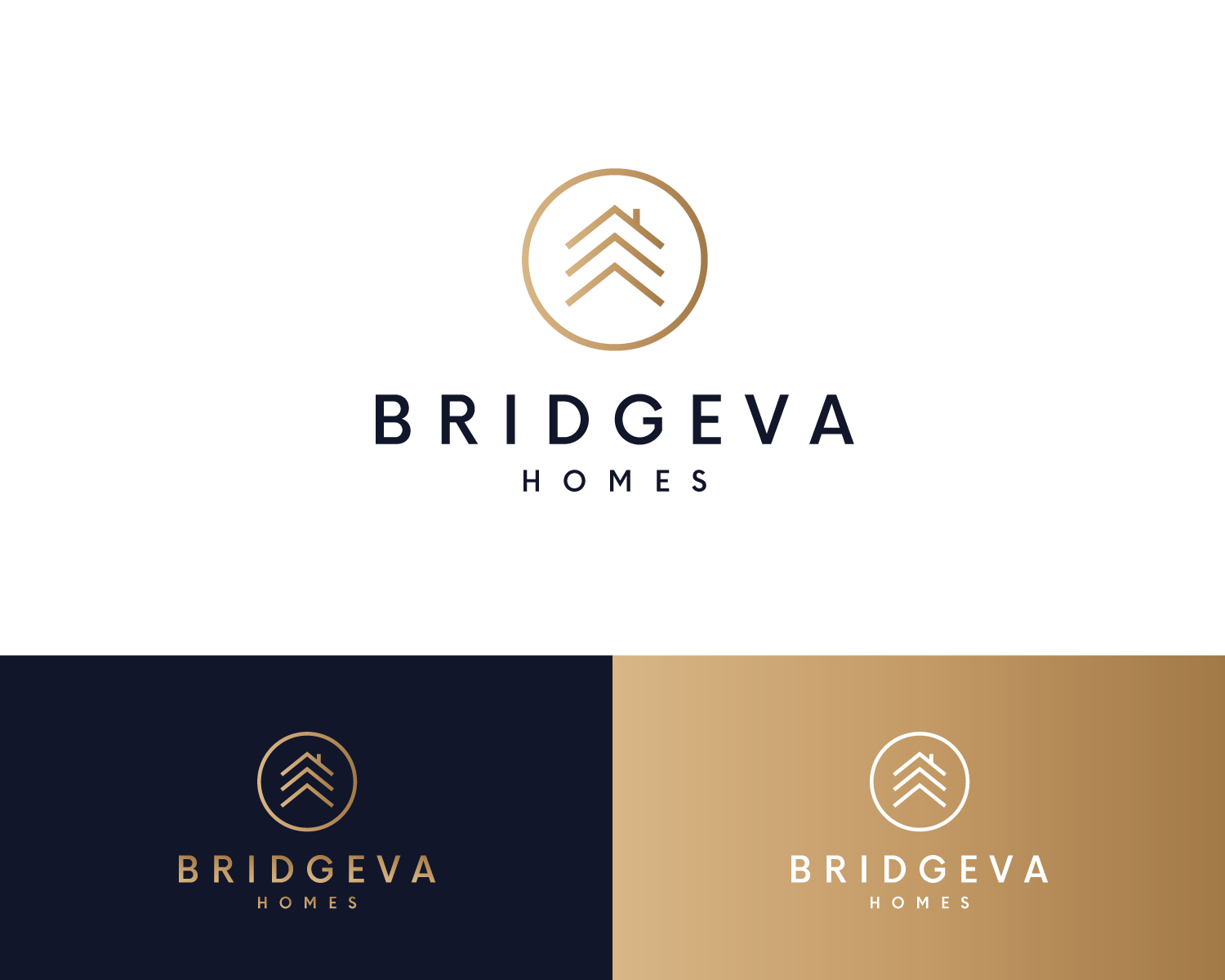 Logo Design by AlexMorisseau for Bridgeva Homes Ltd | Design #14652233