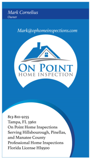 Business Card Design by Nanayakkara for On Point Home Inspection  | Design: #14646699