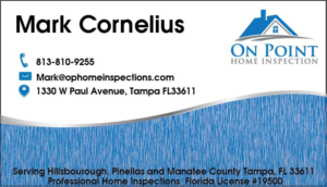 Business Card Design by Respect for On Point Home Inspection  | Design: #14640541