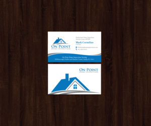 Business Card Design by JK18 for On Point Home Inspection  | Design: #14641371