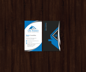 Business Card Design by JK18 for On Point Home Inspection  | Design: #14641373