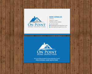 Business Card Design by chandrayaan.creative for On Point Home Inspection  | Design: #14654973