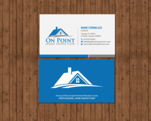 Business Card Design by chandrayaan.creative for On Point Home Inspection  | Design: #14654990