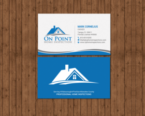 Business Card Design by chandrayaan.creative for On Point Home Inspection  | Design: #14654994