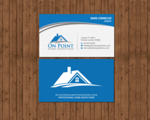 Business Card Design by chandrayaan.creative for On Point Home Inspection  | Design: #14655013