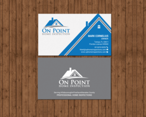 Business Card Design by chandrayaan.creative for On Point Home Inspection  | Design: #14655136