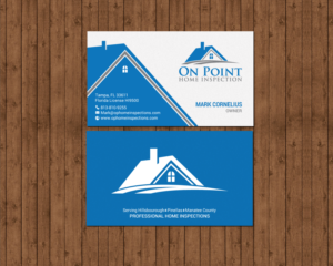 Diseño de Tarjeta de Presentación por chandrayaan.creative para On Point Home Inspection  | Diseño: #14655138