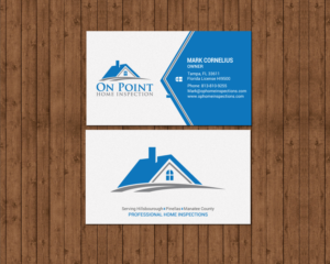 Diseño de Tarjeta de Presentación por chandrayaan.creative para On Point Home Inspection  | Diseño: #14655304