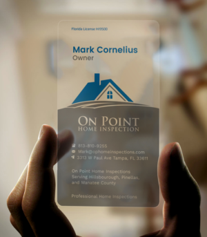 Business Card Design by Graphic Flame for On Point Home Inspection  | Design: #14653057
