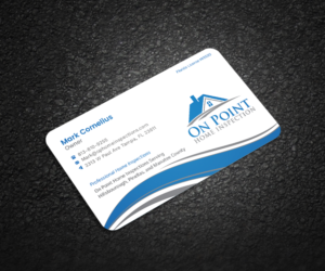 Business Card Design by Graphic Flame for On Point Home Inspection  | Design: #14653058