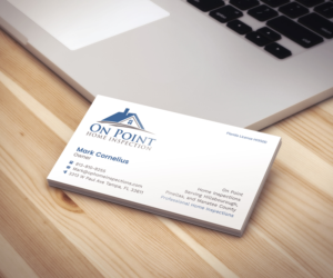 Business Card Design by Graphic Flame for On Point Home Inspection  | Design: #14653071