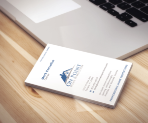 Business Card Design by Graphic Flame for On Point Home Inspection  | Design: #14653072