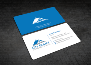 Business Card Design by design_C. for On Point Home Inspection  | Design: #14640177