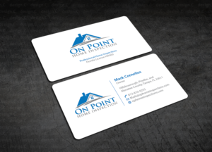 Diseño de Tarjeta de Presentación por design_C. para On Point Home Inspection  | Diseño #14640230
