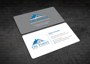 Business Card Design by design_C. for On Point Home Inspection  | Design: #14640231