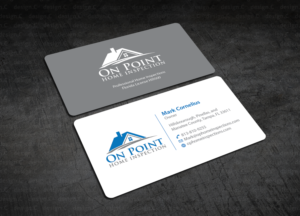 Business Card Design by design_C. for On Point Home Inspection  | Design: #14640232