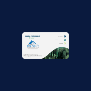 Business Card Design by DesignMe Graphics for On Point Home Inspection  | Design: #14647077