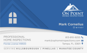 Business Card Design by Marketing Wings for On Point Home Inspection  | Design: #14649335