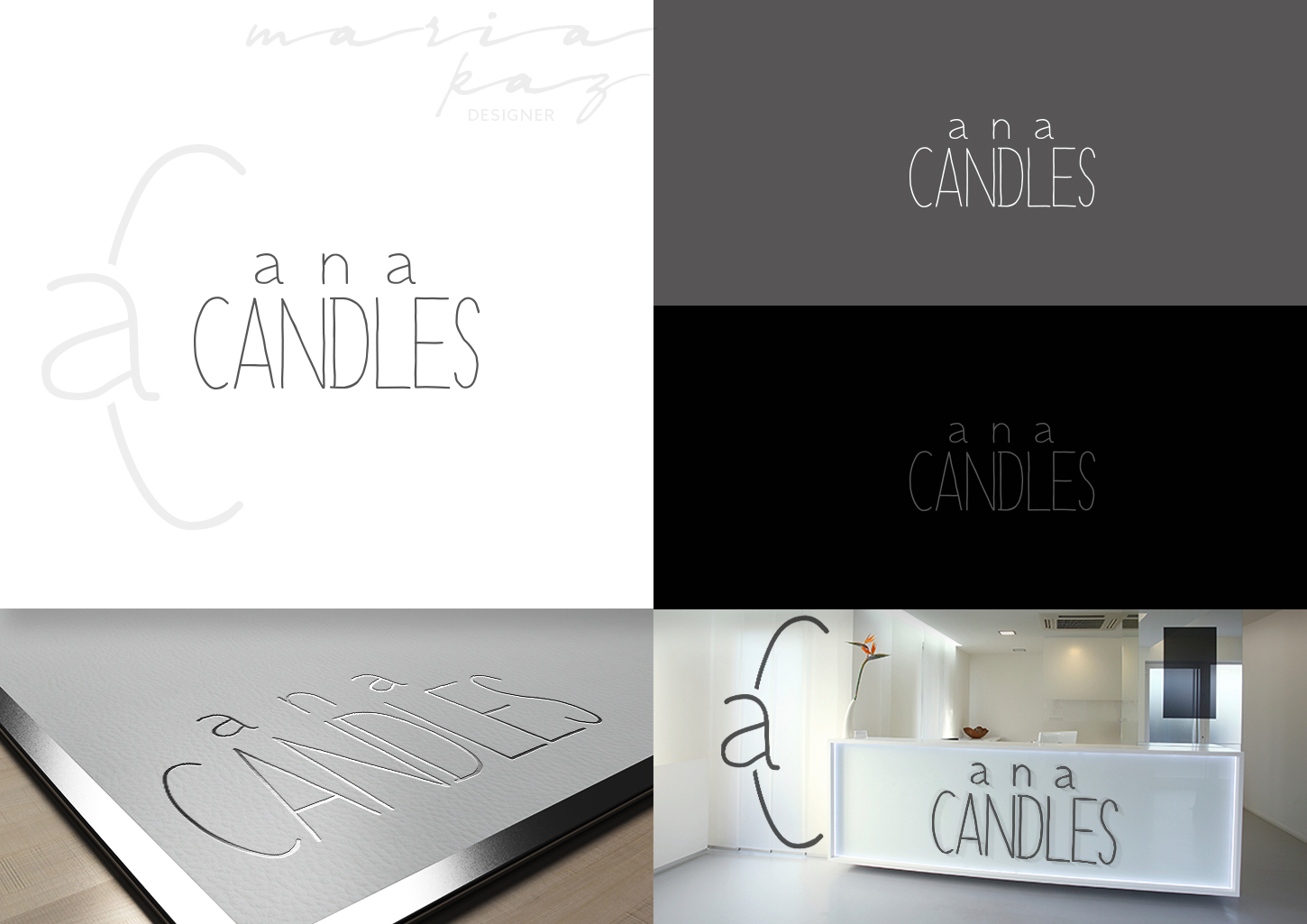 Logo Design by maria-kaz for Ana Candles | Design #14741651