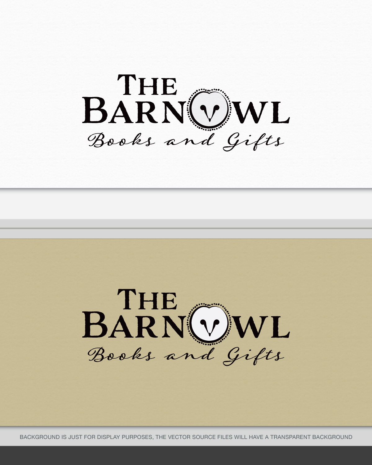 Logo-Design von AD-X für The Barn Owl Books and Gifts | Design #14652397