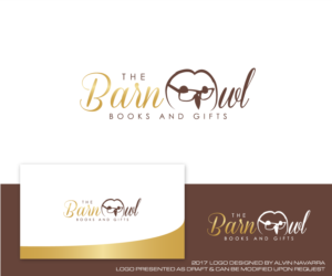 Diseño de Logo por alvinnavarra para The Barn Owl Books and Gifts | Diseño: #14702736