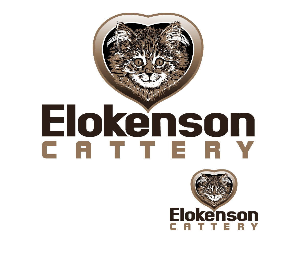 Logo Design by 88click88 for Elokenson Cattery | Design #14725476