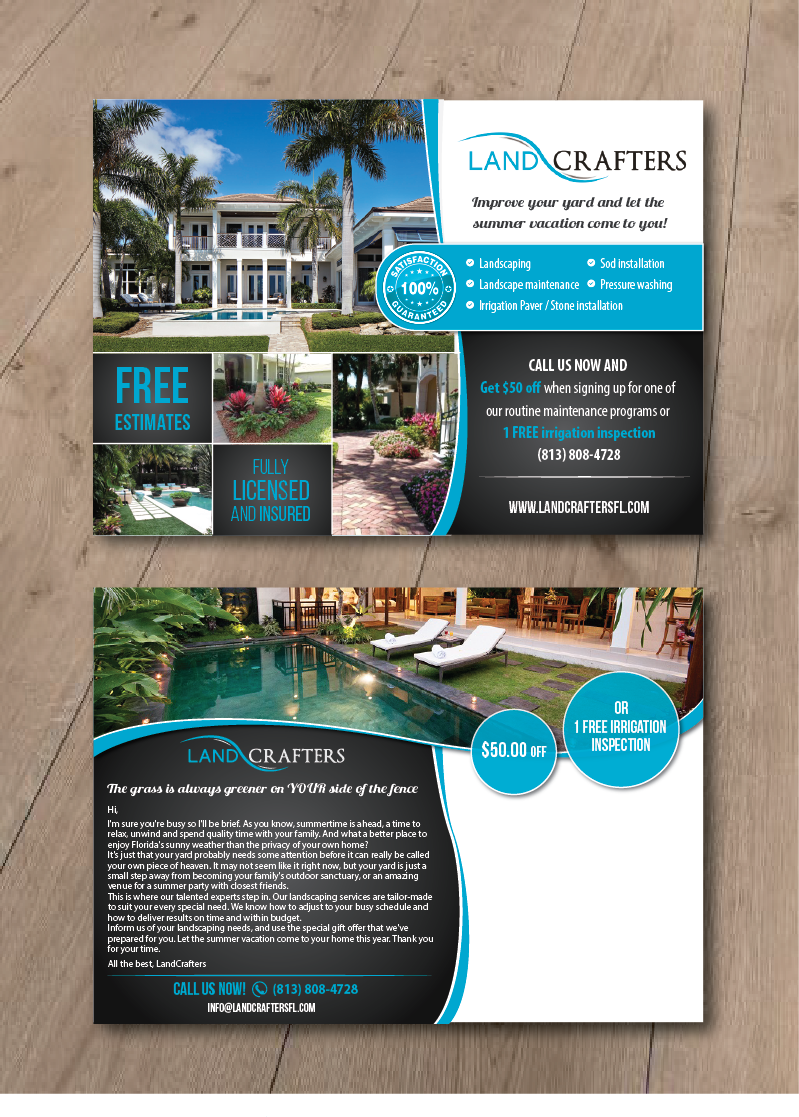 Postcard Design by alex989 for this project | Design #14771904