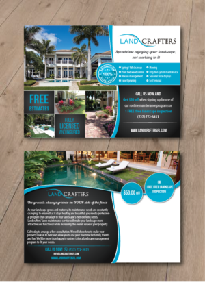 Florida-based Coastal Landscaping Comapny Needs Postcard Designs | Postcard Design by alex989