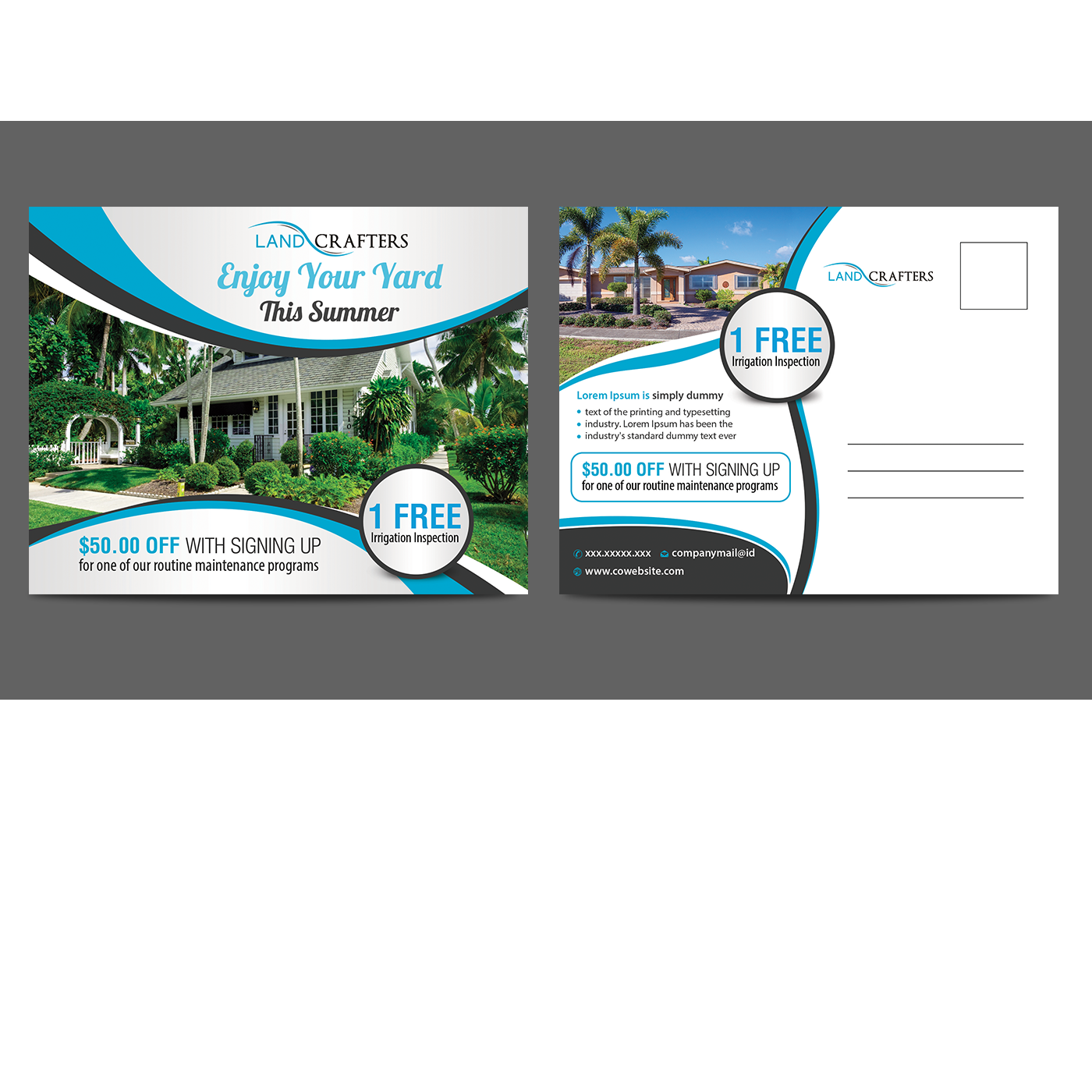 Postcard Design by creative.bugs for this project | Design #14676504
