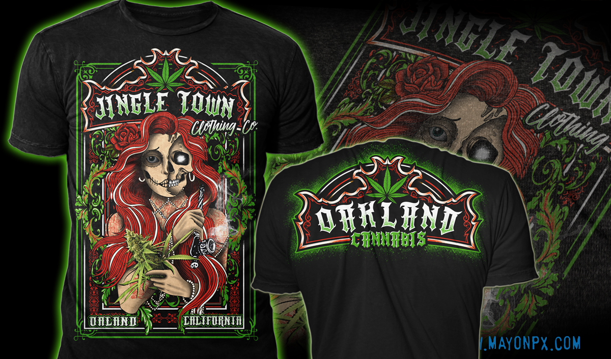 Diseño de Camiseta por Mayonpx para JingleTown Cannabis Club | Diseño #14686453