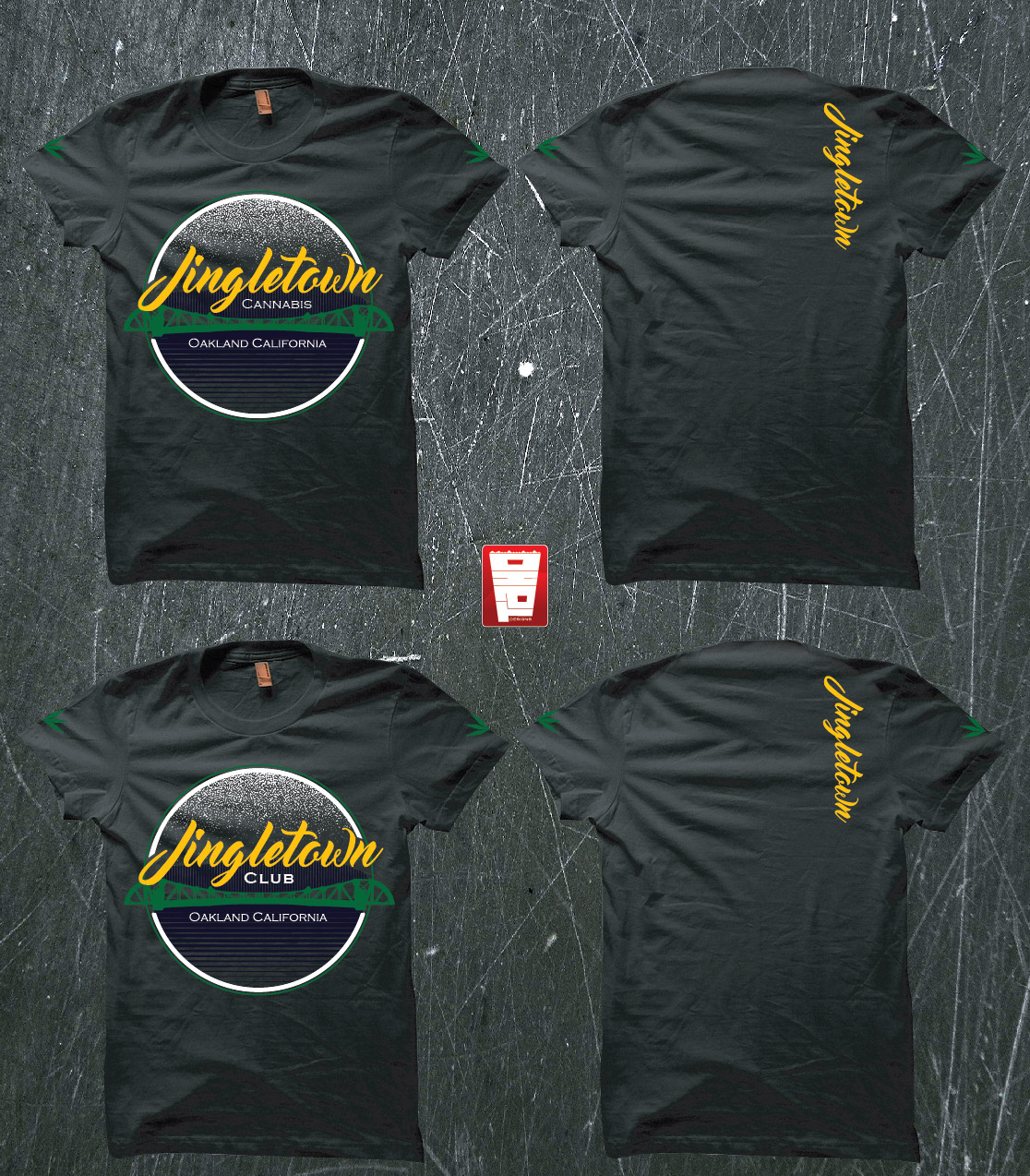 T-shirt Design by Taho Design for JingleTown Cannabis Club | Design #14677485