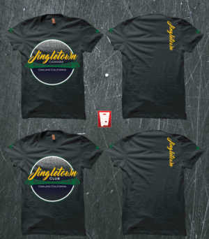 JINGLETOWN CANNABIS CLUB OAKLAND , CALIFORNIA | T-shirt Design by Taho Design
