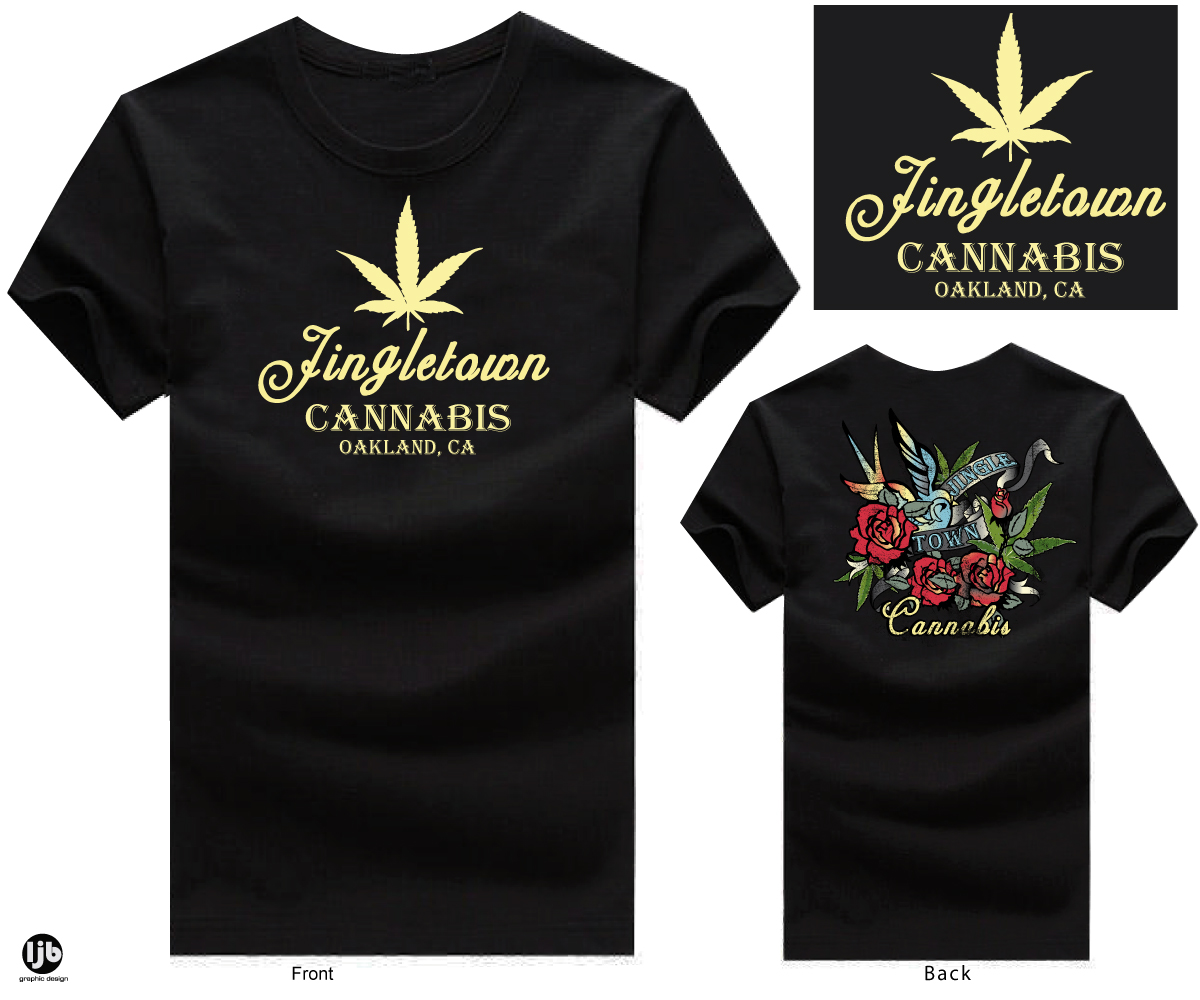 T-shirt Design by lisa for JingleTown Cannabis Club | Design #14687645