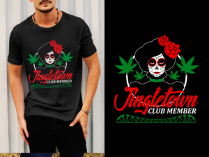 T-Shirt-Design von Impressive Solutions für JingleTown Cannabis Club | Design: #14647381
