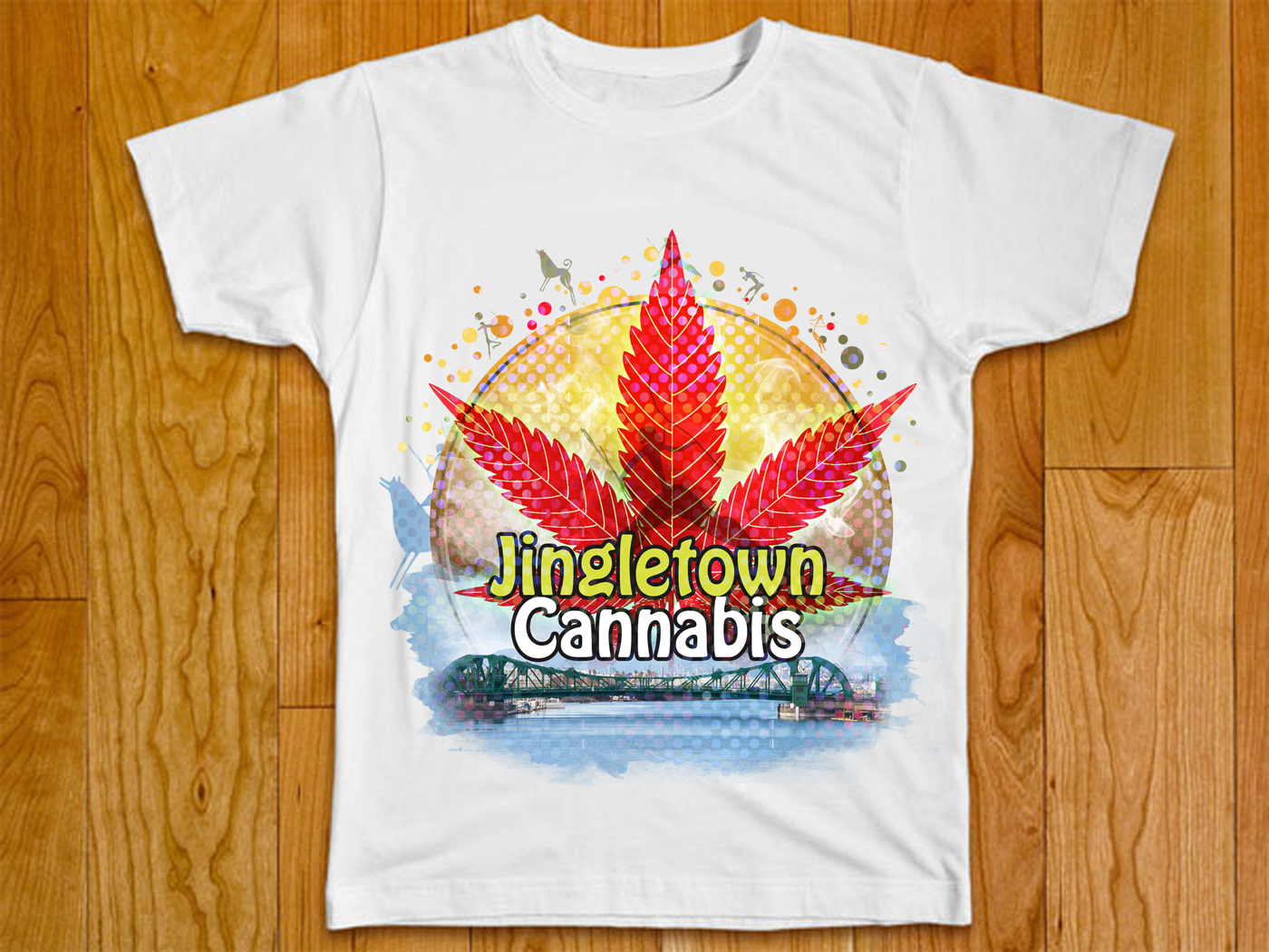 Design de T-shirt par Gfx.26™ pour JingleTown Cannabis Club | Design #14654244
