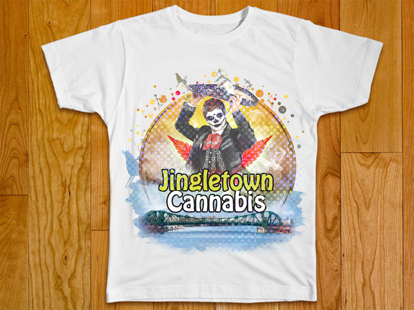 Design de T-shirt par Gfx.26™ pour JingleTown Cannabis Club | Design #14672240
