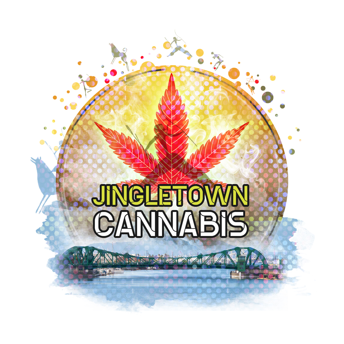 T-shirt Design by Gfx.26™ for JingleTown Cannabis Club | Design #14675791