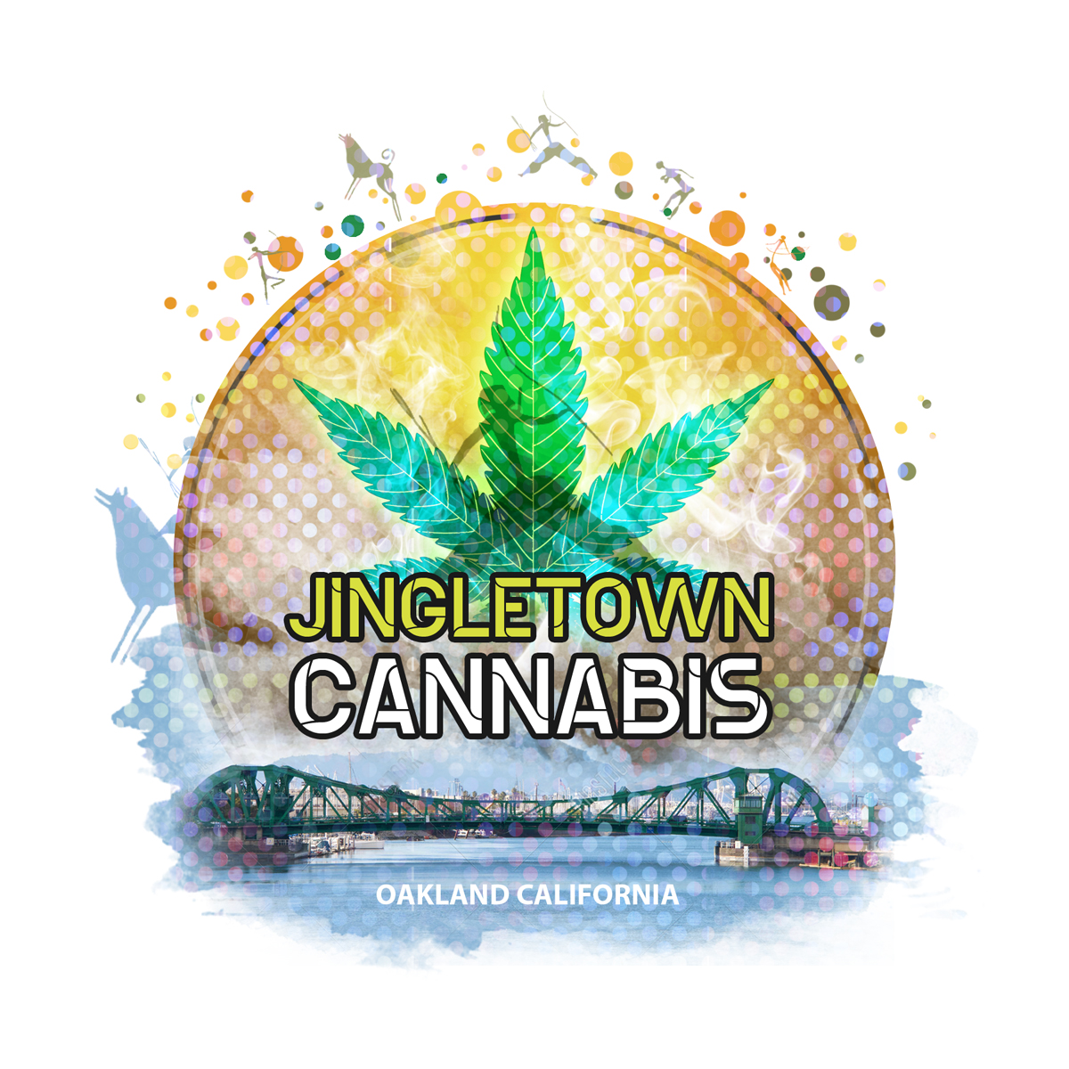 T-shirt Design by Gfx.26™ for JingleTown Cannabis Club | Design #14676227