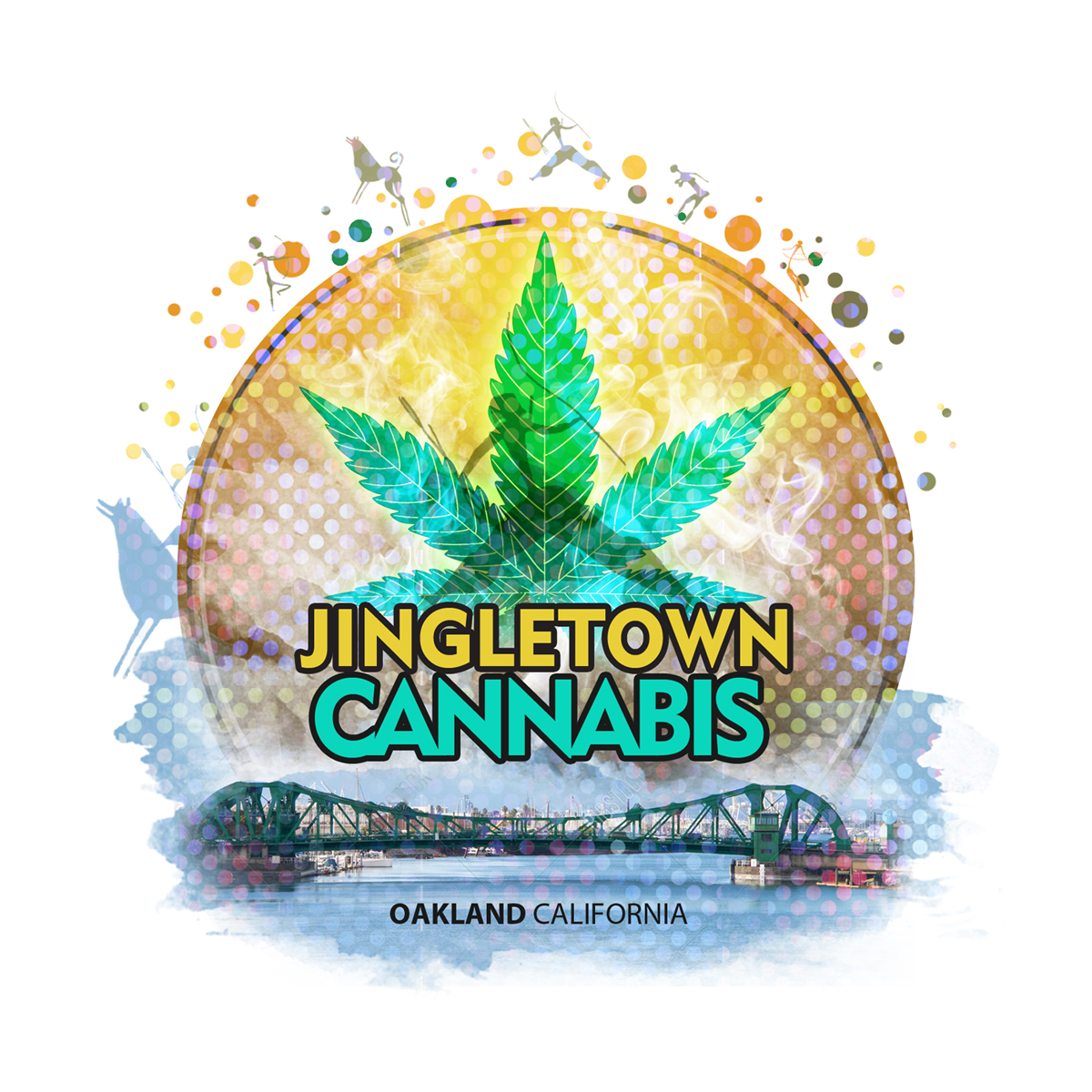 T-shirt Design by Gfx.26™ for JingleTown Cannabis Club | Design #14680695