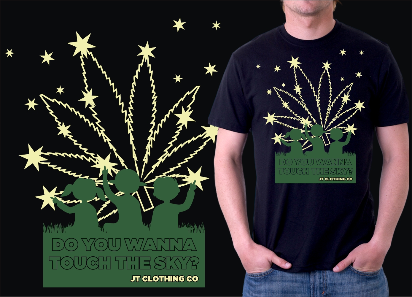 Diseño de Camiseta por Rox Art Design para JingleTown Cannabis Club | Diseño #14682662